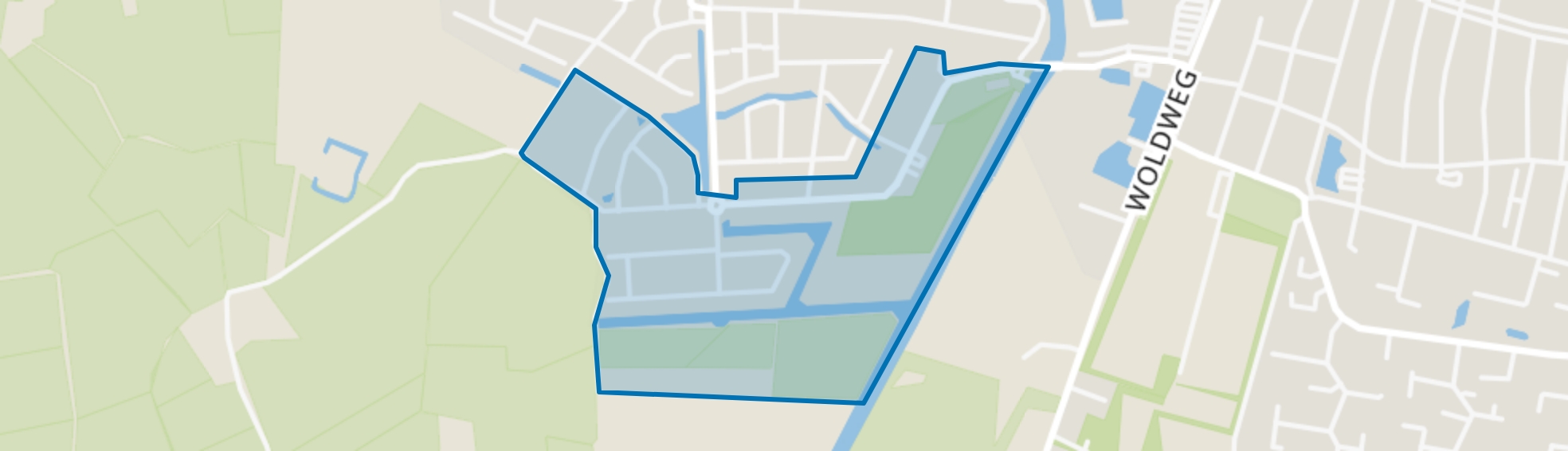 Olingermeeden, Appingedam map