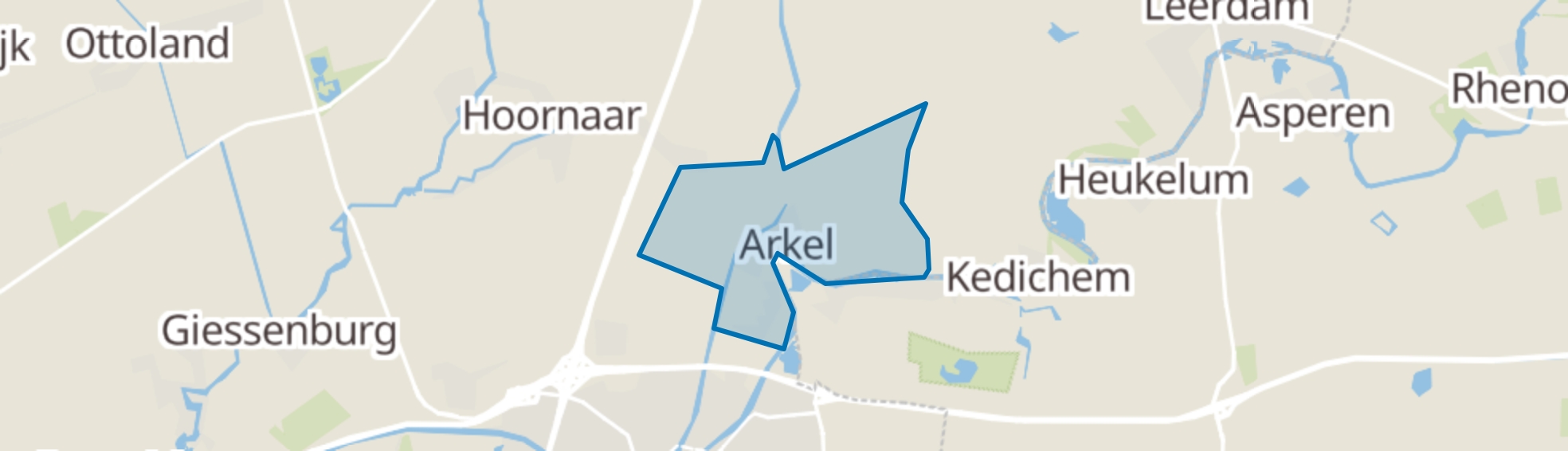 Arkel map