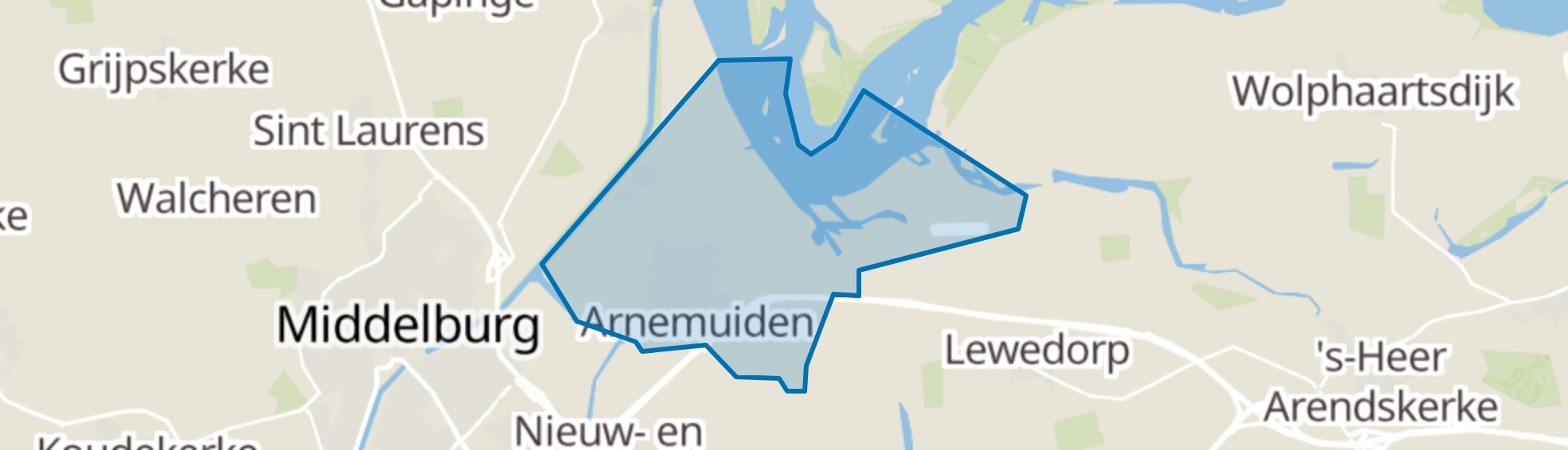 Arnemuiden map