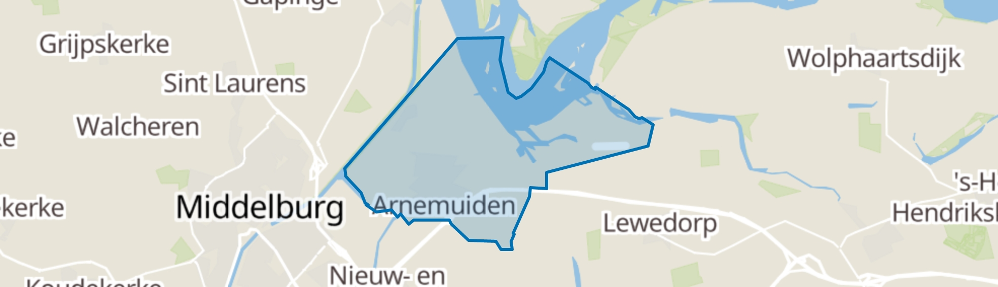 Arnemuiden map