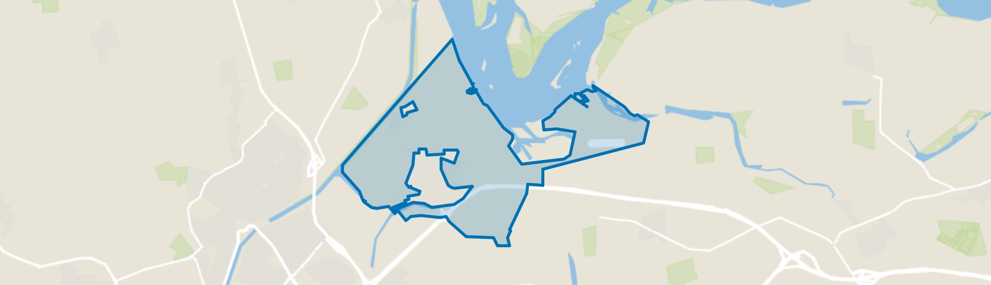 Buitengebied, Arnemuiden map