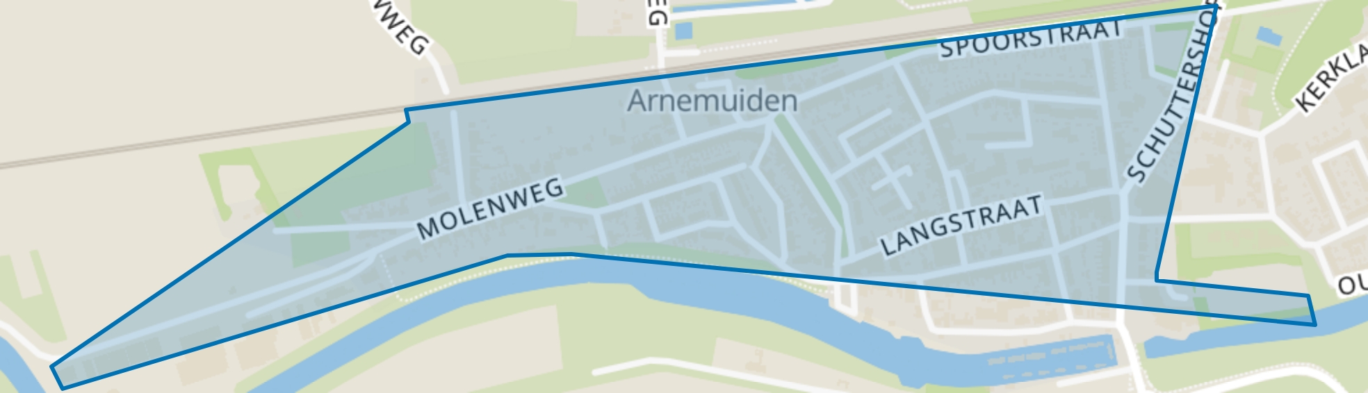Dorp, Arnemuiden map