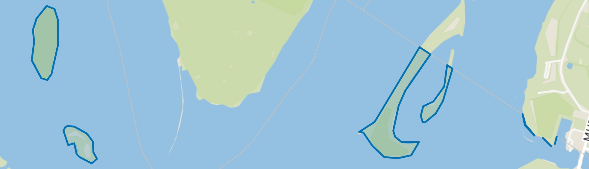 Veerse Meer, Arnemuiden map