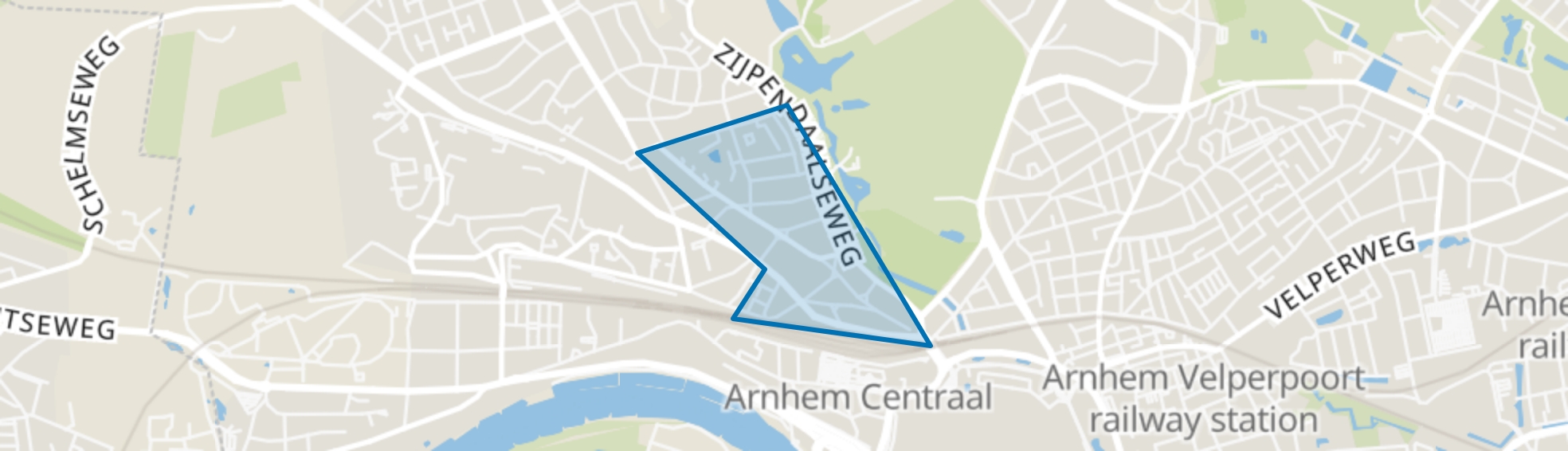Burgemeesterswijk, Arnhem map