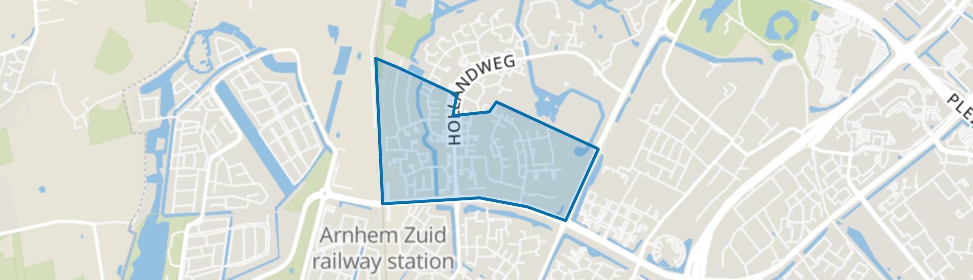 Elderveld-Zuid, Arnhem map