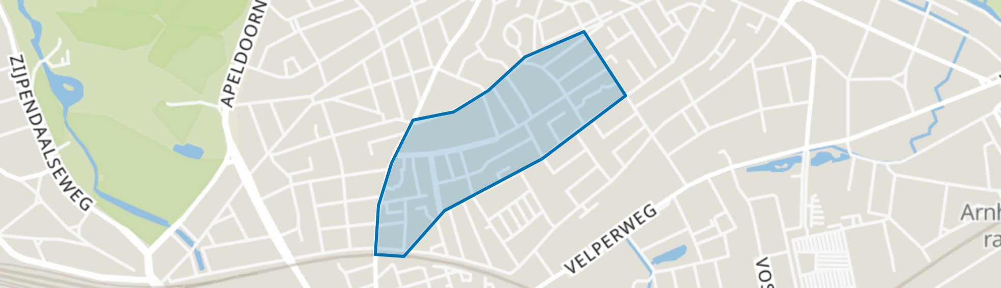 Klarendal-Noord, Arnhem map