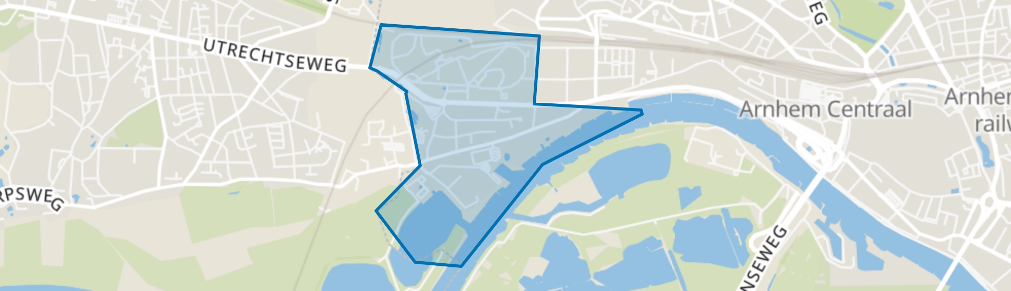 Klingelbeek, Arnhem map