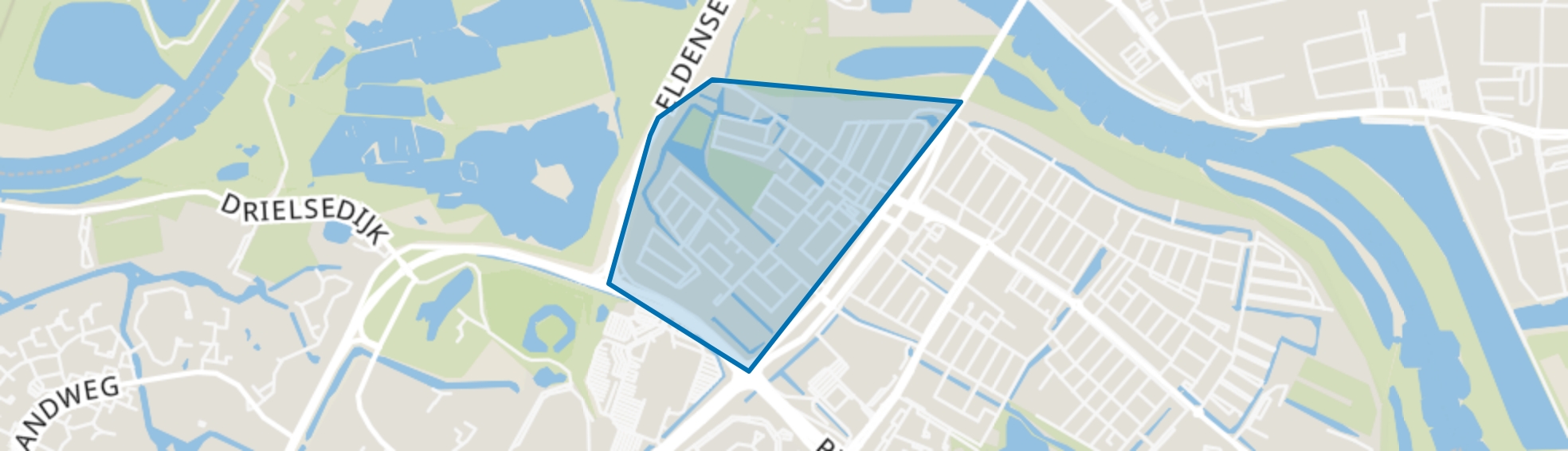 Malburgen-West, Arnhem map