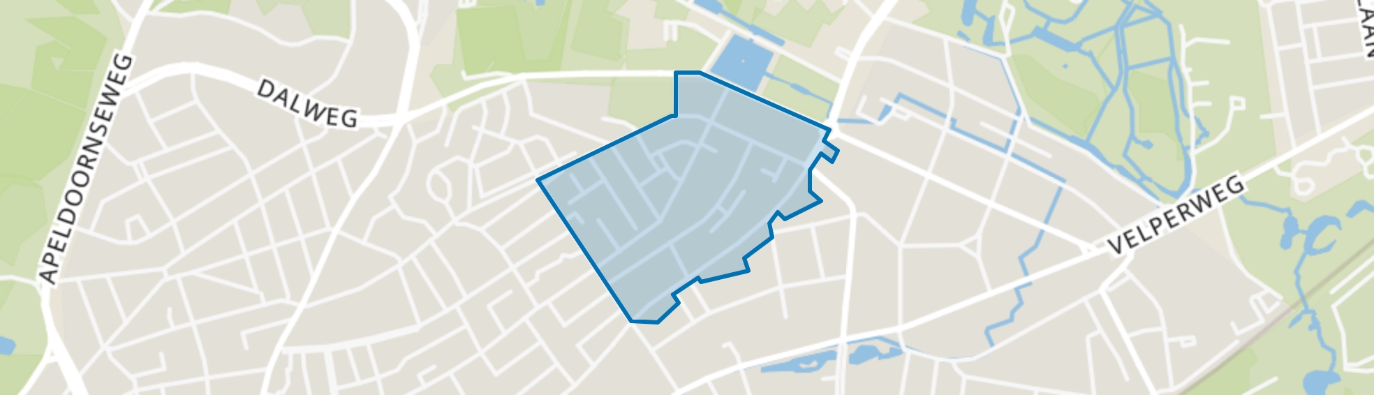 St. Janskerkstraat e.o., Arnhem map