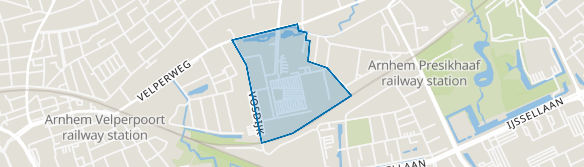 Terrein ENKA, Arnhem map