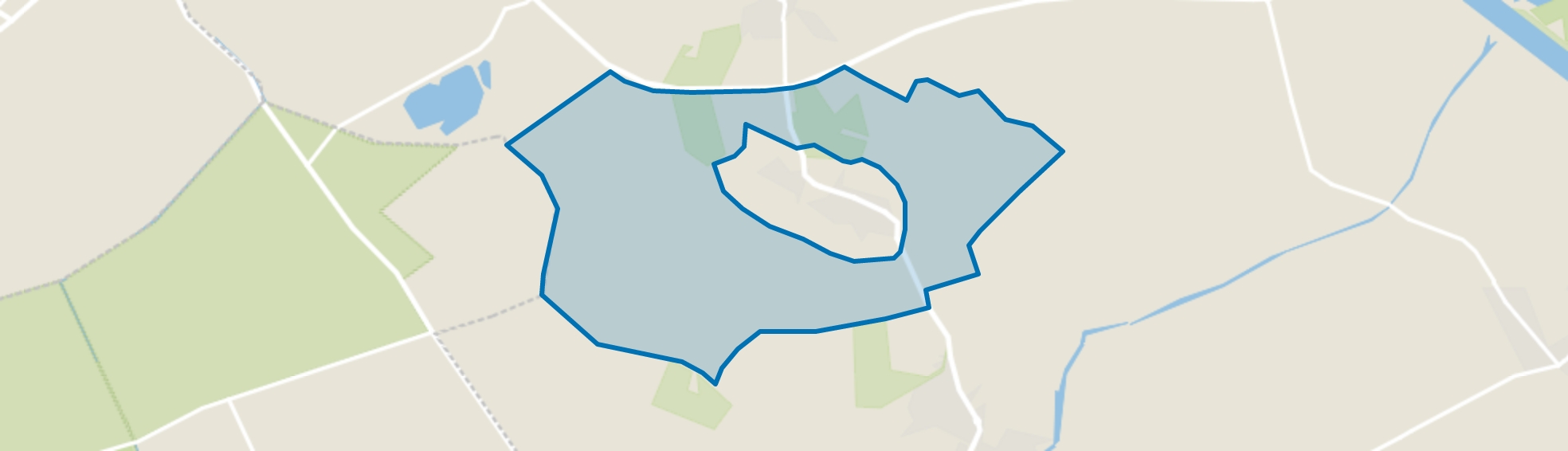 Verspreide huizen Asch, Asch map