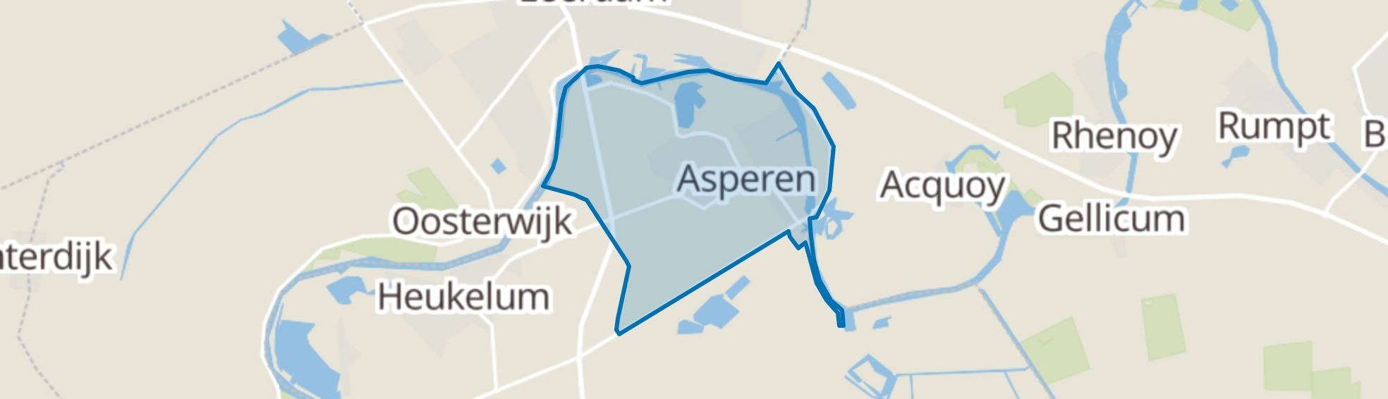 Asperen map