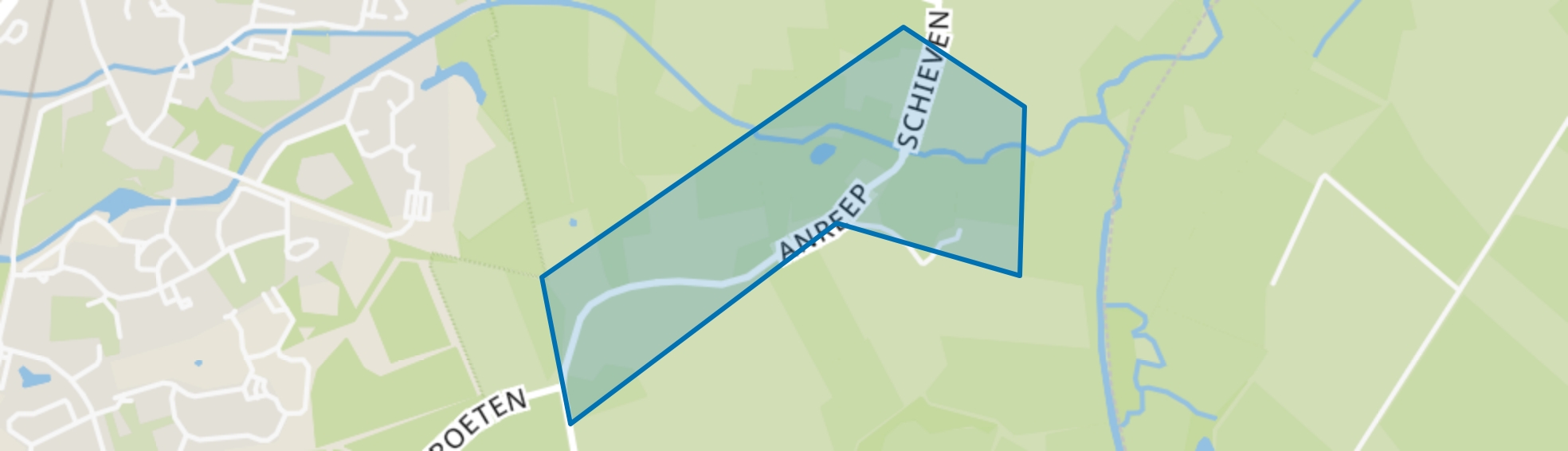 Anreep/Schieven, Assen map