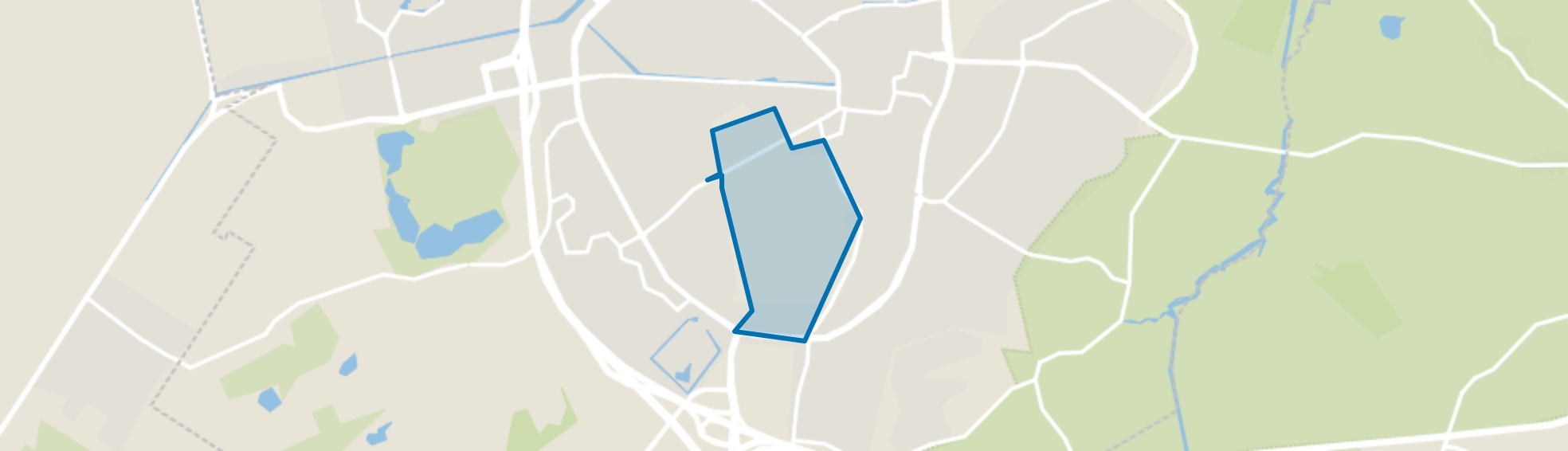 Asserbos, Assen map