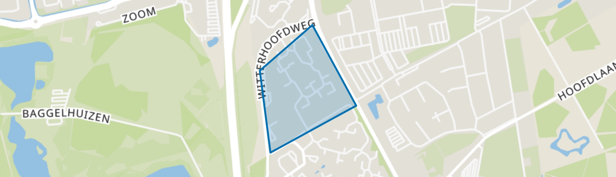Baggelhuizen Noord, Assen map