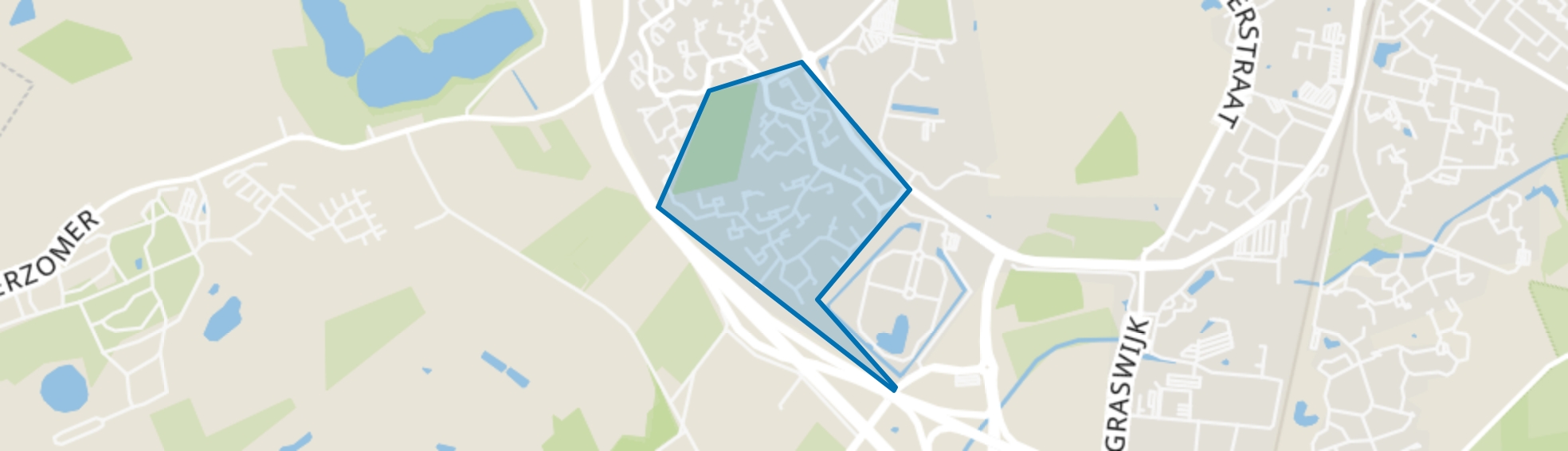 Baggelhuizen Zuid, Assen map
