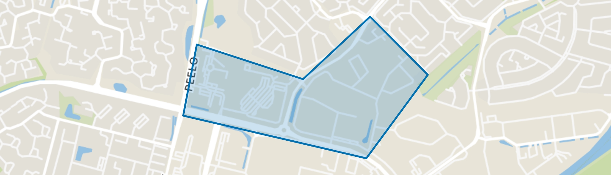Bedrijventerrein Marsdijk West, Assen map
