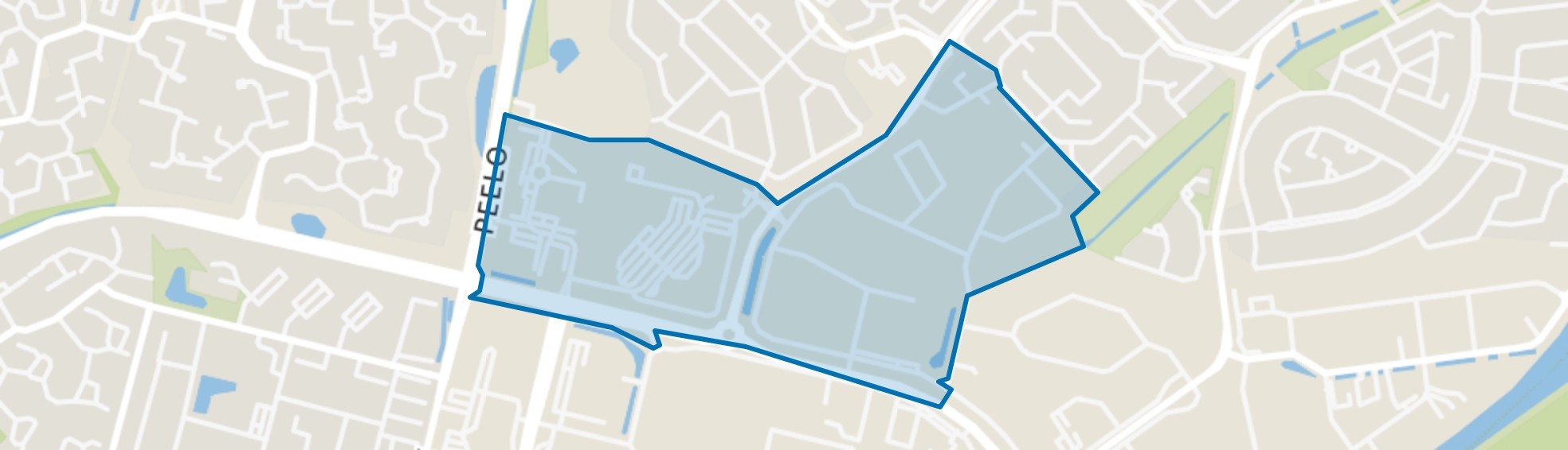 Bedrijventerrein Marsdijk West, Assen map