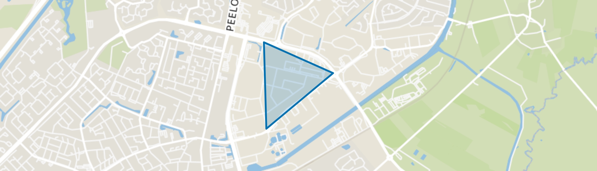 Bedrijventerrein Oost, Assen map