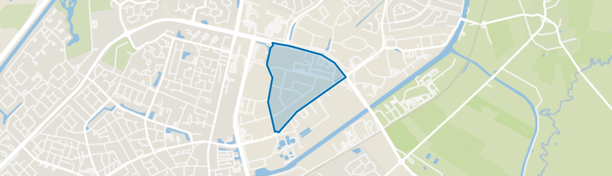 Bedrijventerrein Oost, Assen map