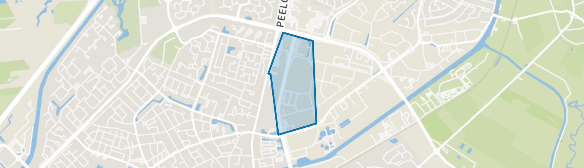 Bedrijventerrein West, Assen map