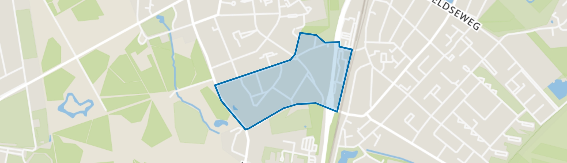 Bomenbuurt, Assen map