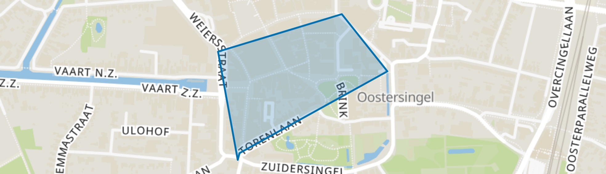 Brinkkwartier, Assen map