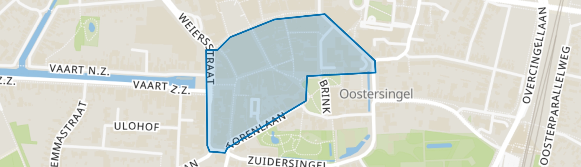 Brinkkwartier, Assen map