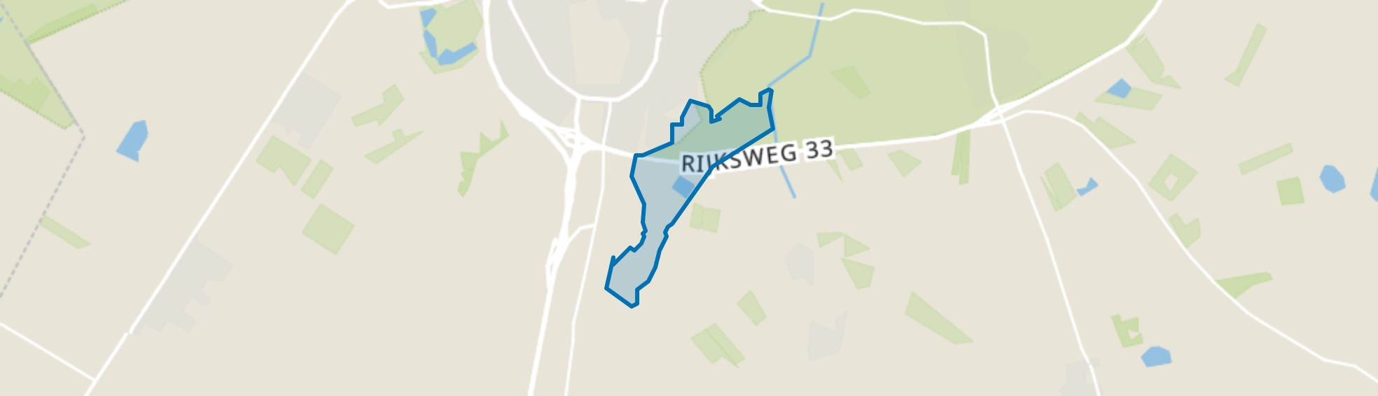 Buitengebied Anreep, Assen map