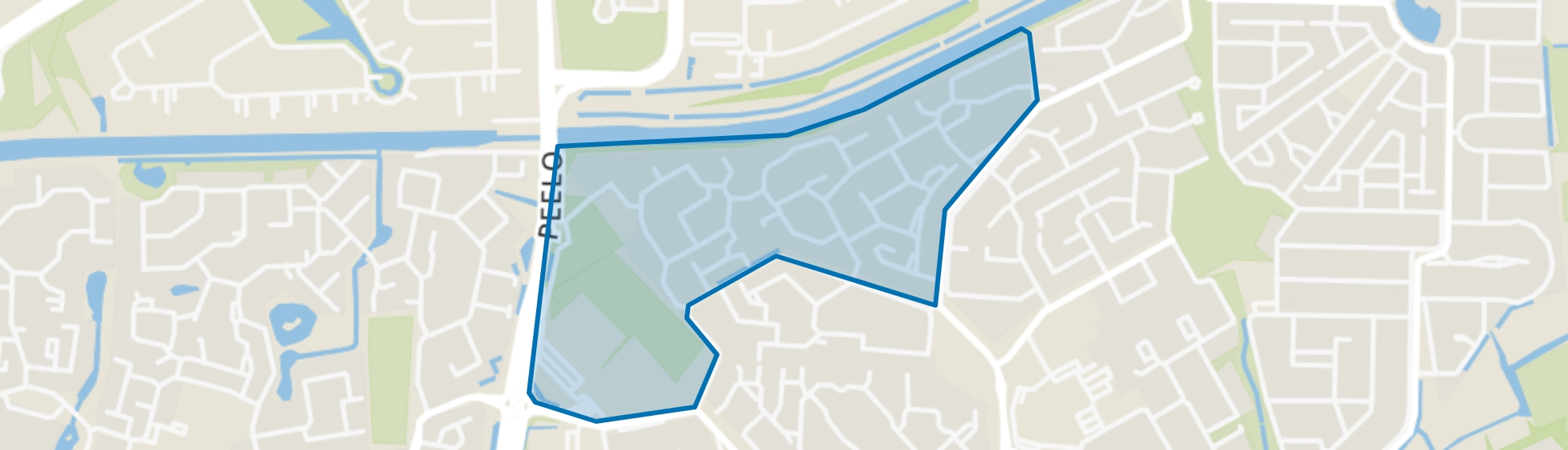 De Breeën, Assen map