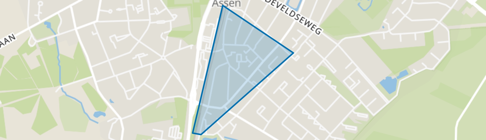 De Dorpen, Assen map