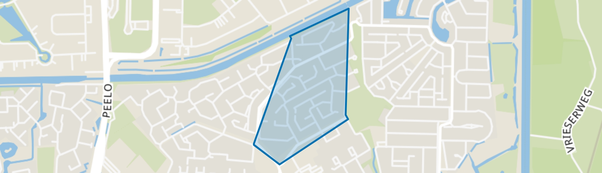 De Dreven, Assen map