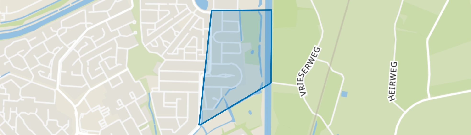 De Hamels, Assen map