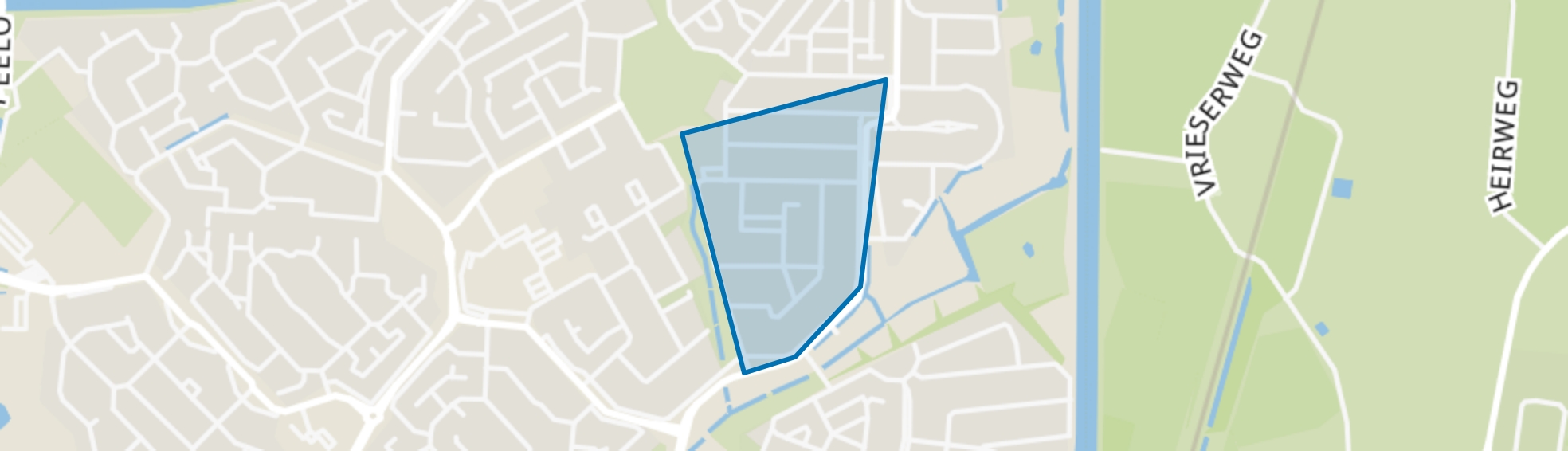 De Hullen, Assen map