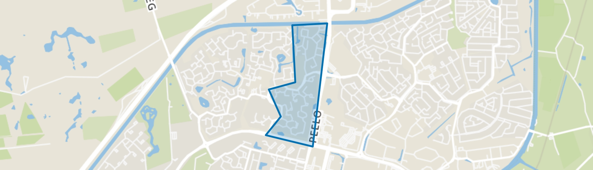 De Kampen/De Essen, Assen map
