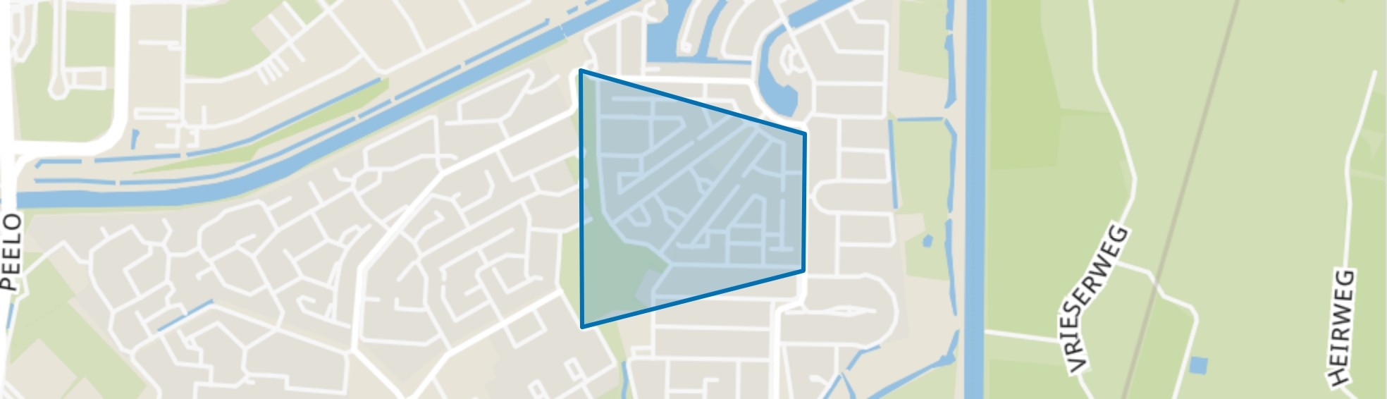 De Kleuven, Assen map