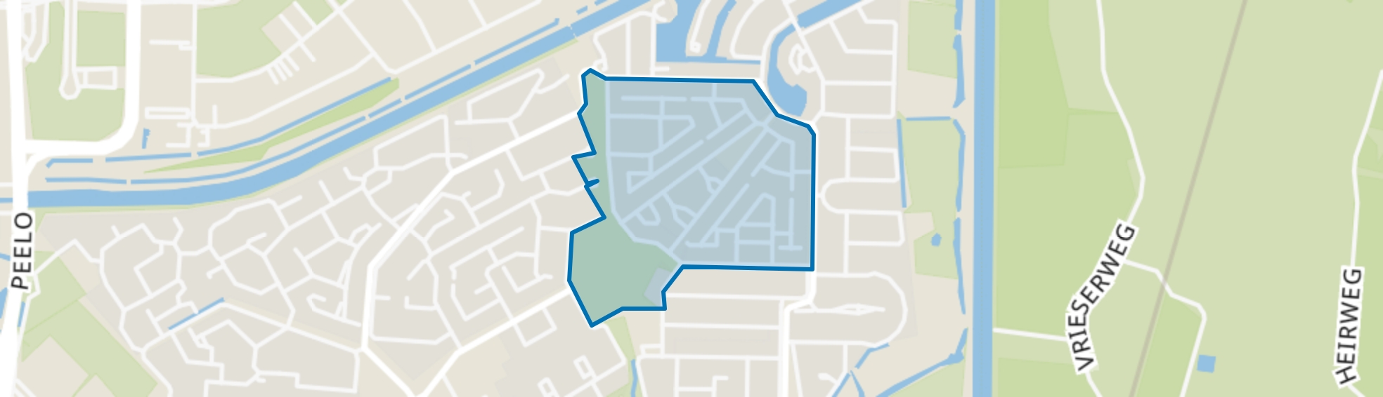 De Kleuven, Assen map