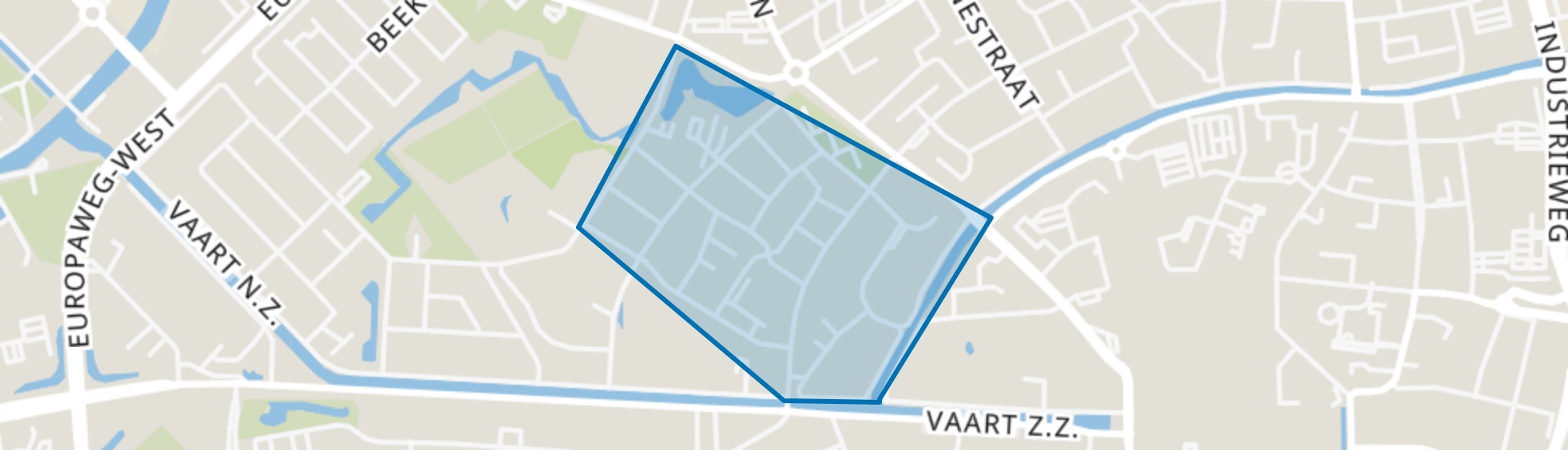 De Lariks Oost, Assen map
