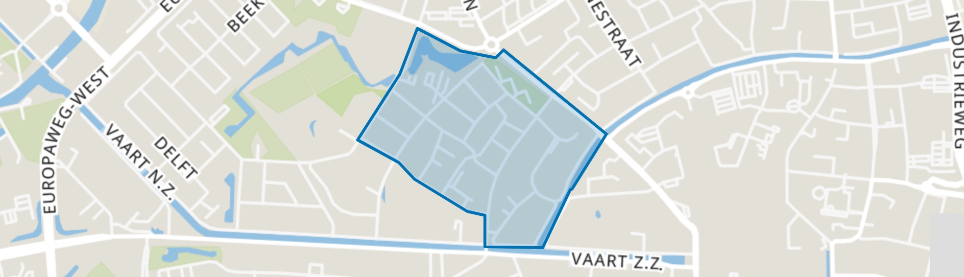 De Lariks Oost, Assen map