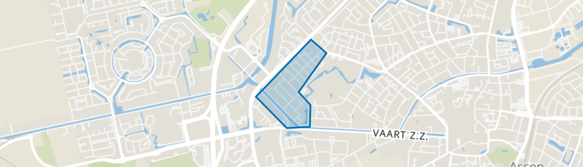 De Lariks West, Assen map