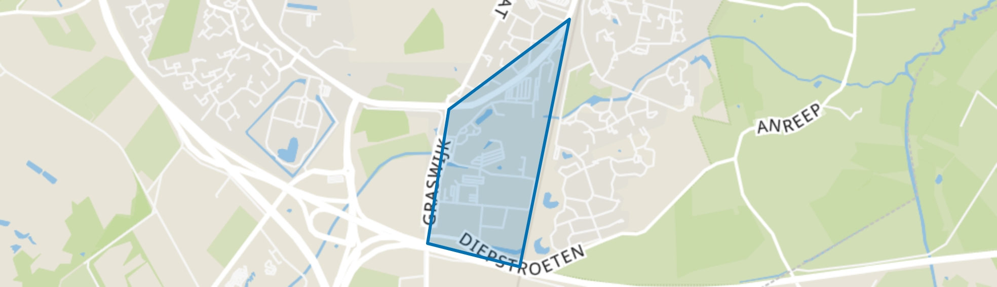 De Maten, Assen map