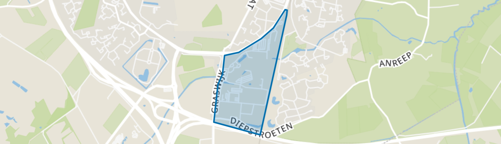 De Maten, Assen map