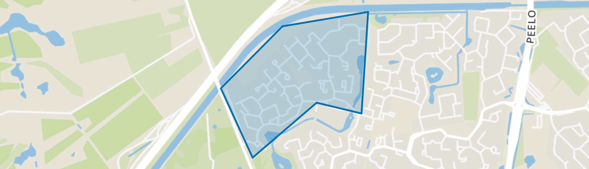 De Velden/De Stukken, Assen map
