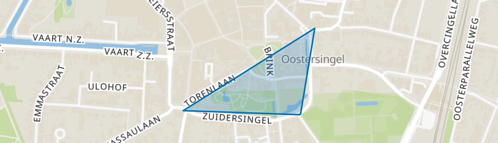 Erfgoedkwartier, Assen map
