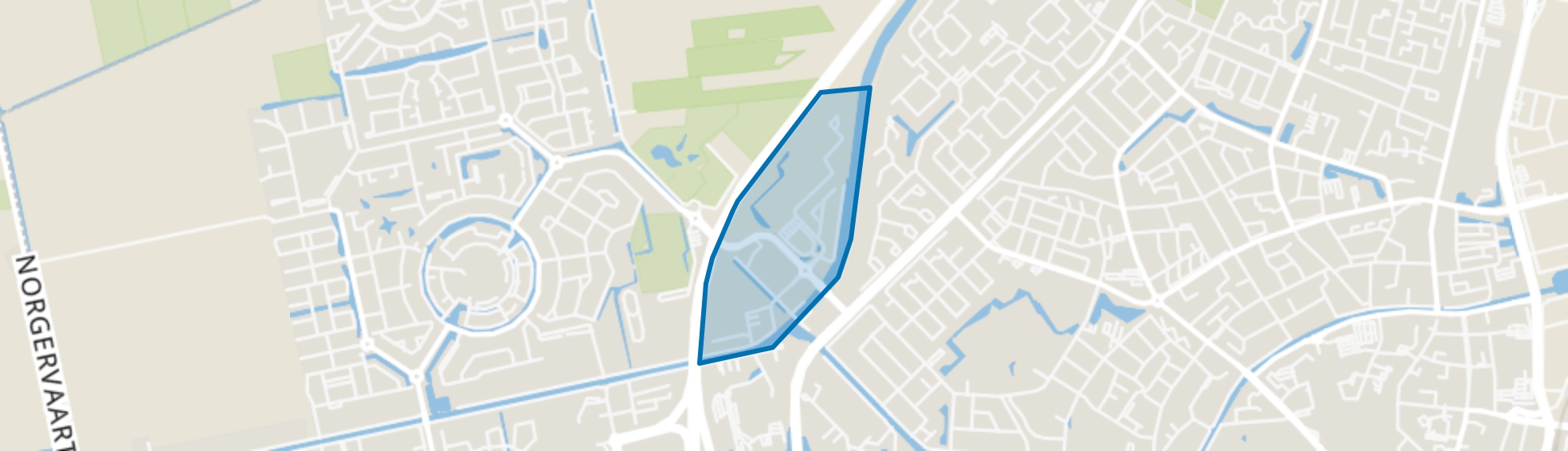 Groene Dijk, Assen map