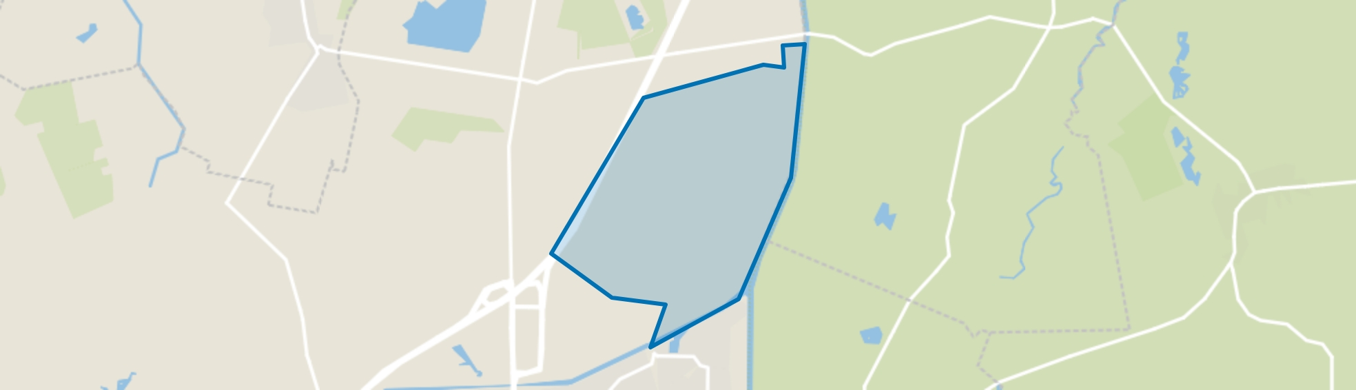 Het grote Veld, Assen map