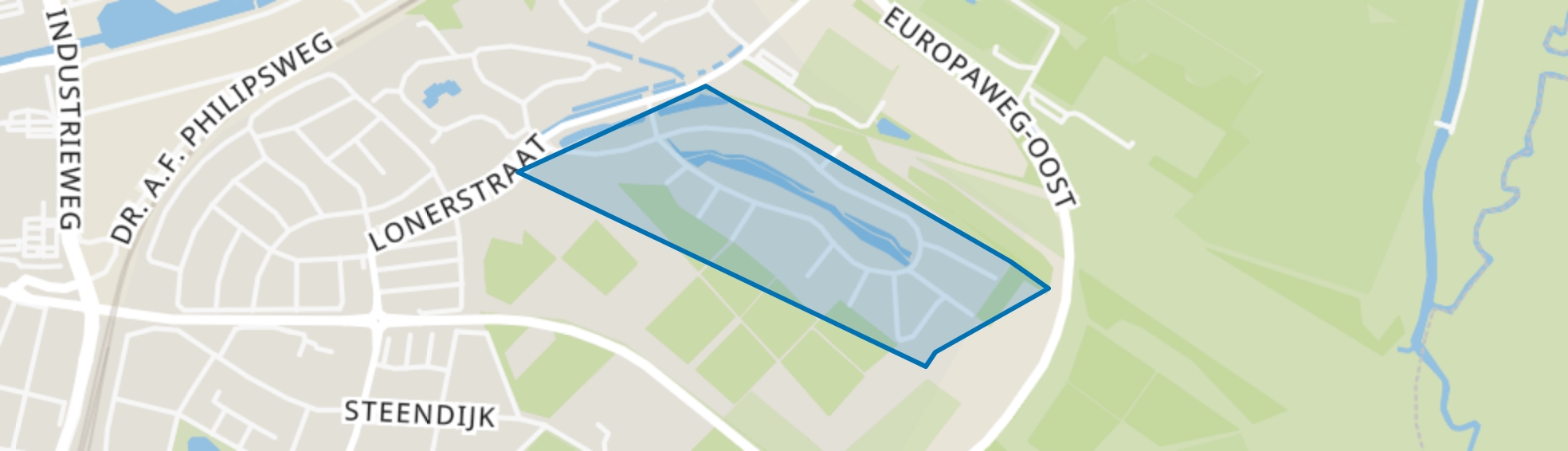 Houtlaan, Assen map