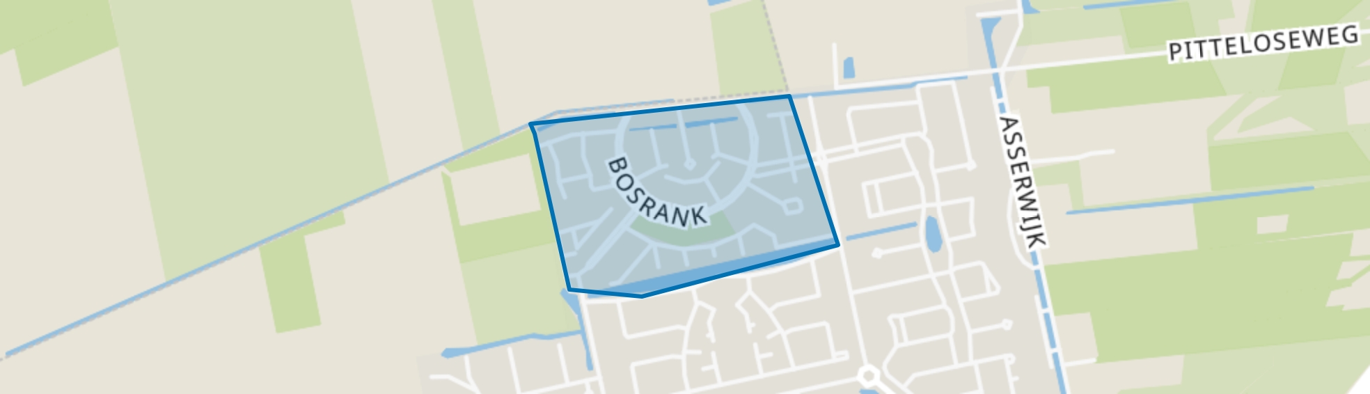 Kloosterbos, Assen map