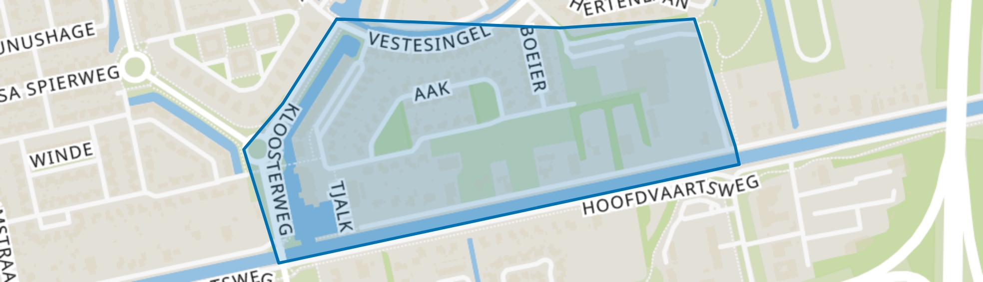 Kloosterhaven, Assen map