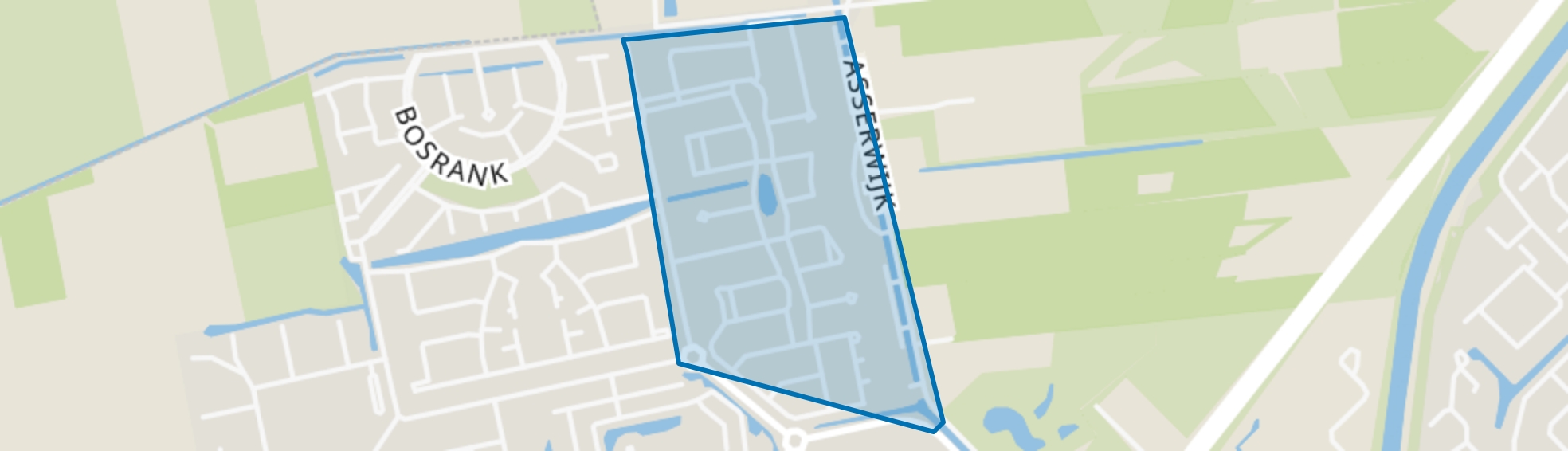 Kloosterhout, Assen map